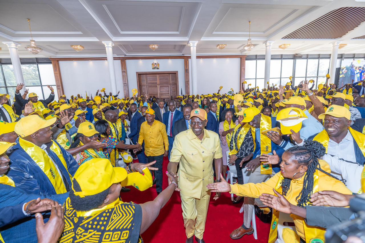 File image of President William Ruto at State House.